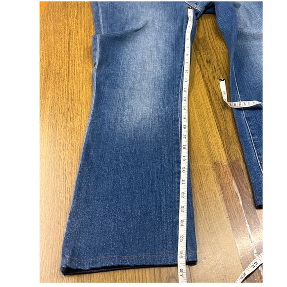 L'AGENCE Oriana High Rise Straight‎ Leg Jeans Dark Wash Denim Size 34 READ - Picture 10 of 15